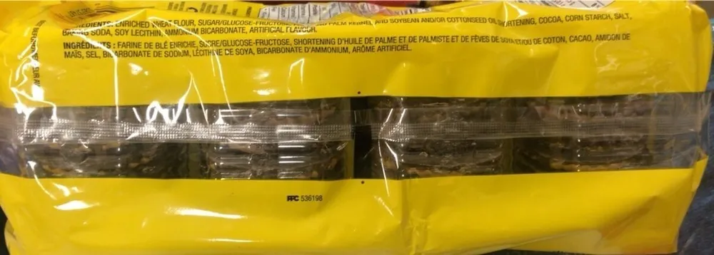 Biscuits sablés rayés de fudge