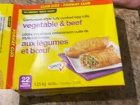 Cantonese-style fully cooked egg rolls