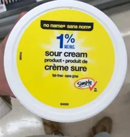 Sour cream 1%