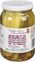 Zesty garlic deli-sliced dill pickles