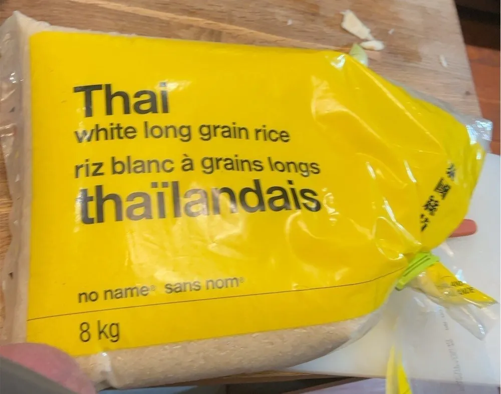 Thai white ling grain rice