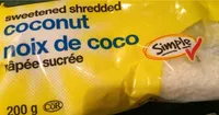 Noix de coco rapée sucrée