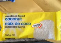 Noix de coco en flocon sucré