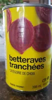 Betteraves tranchées