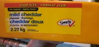 Mild cheddar cheese
