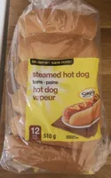 Steamed hot dog buns