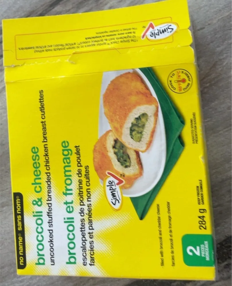 Brocoli et fromage escaloppette de poulet