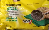 Vanilla & Chocolate Creme Filled Cookies