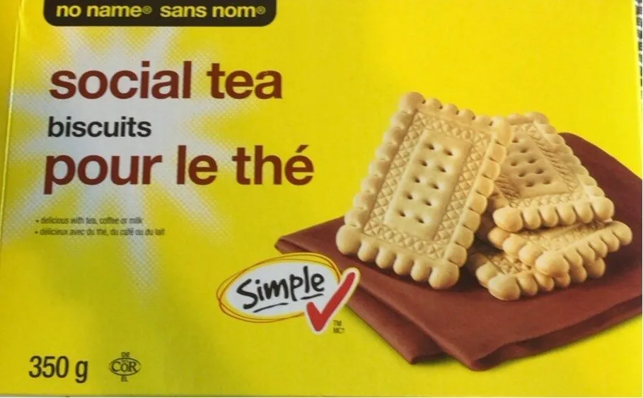 Social tea biscuits