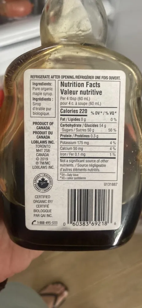 100% Pure Maple Syrup