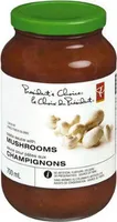 Pasta sauce with mushrooms