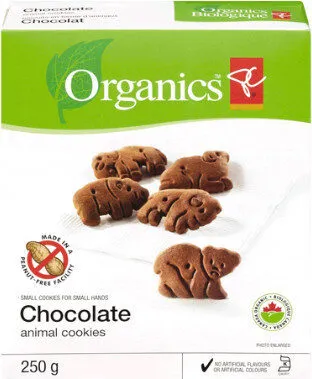 Chocolate animal cookies