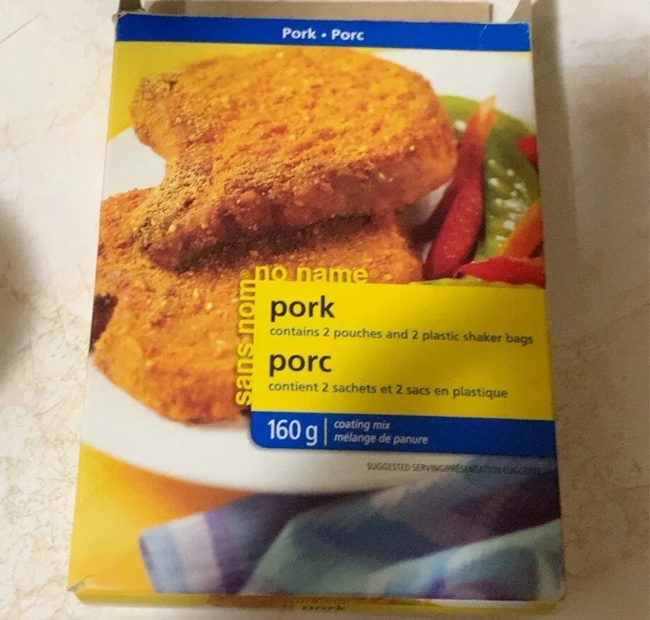 Pork coating mix