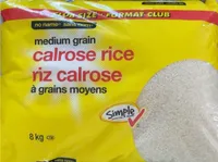 Riz calrose à grains moyens