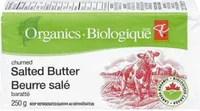 Churned salted butter