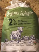 2% M.F. Organic Party Skimmed Milk