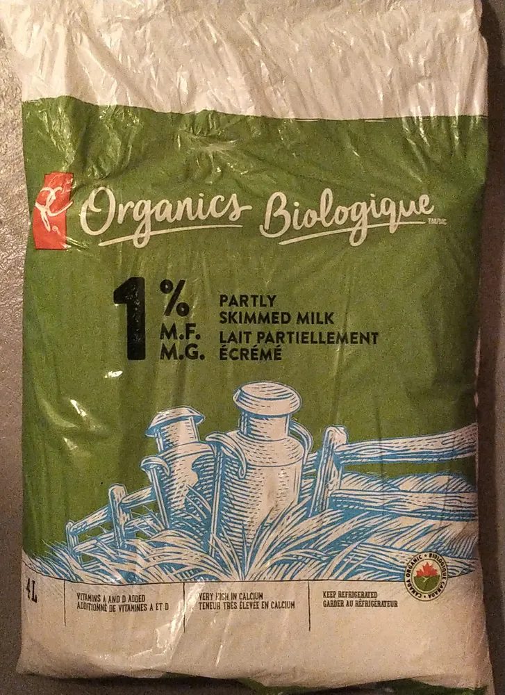1% Cow’s Milk (in bags)