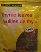 Feuilles de thym