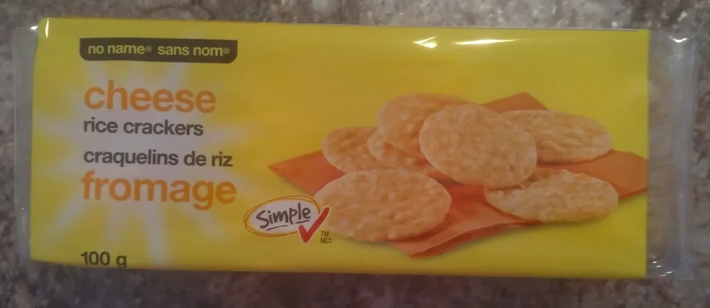 cheese rice crackers