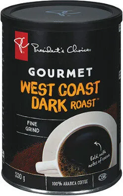 West coast dark roast gourmet coffee
