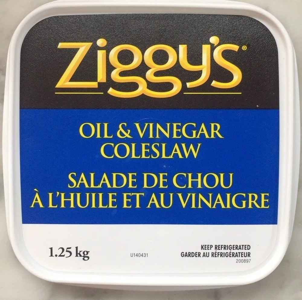 Ziggy’s oil and vinegar coleslaw