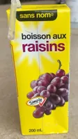 Boisson aux raisins
