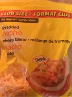 Shredded nacho cheese blend