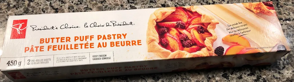 Butter puff pastry
