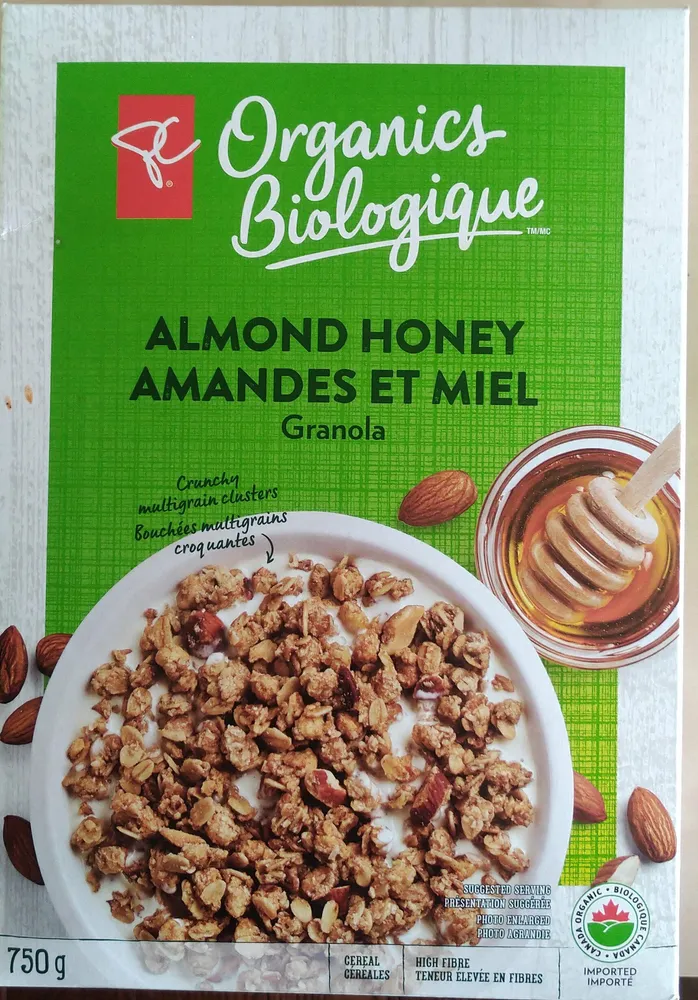 Honey almond granola cereal