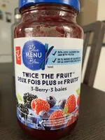 Deux fois plus de fruits 3 baies