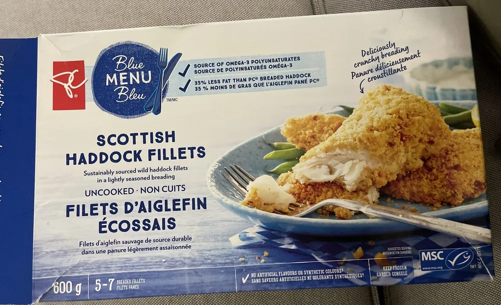 Scottish haddock fillets