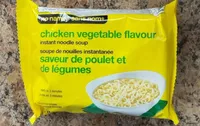 Soupe de Nouilles Instantanée Saveur de Poulet et de Légumes
