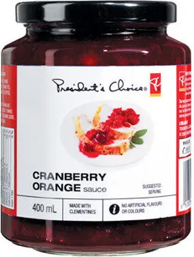 Cranberry orange sauce