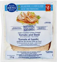 Natural choice tomato and basil oven-roasted turkey breast