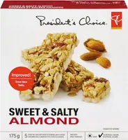 Sweet & salty almond chewy nut bars