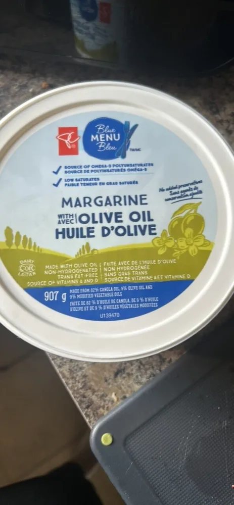 Margarine with olive oil