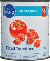 No salt added diced tomatoes