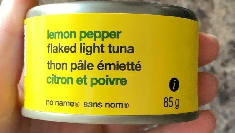 Thon pale emiette - citron et poivre