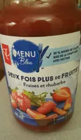 Tartinade fraises et rhubarbe