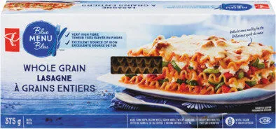 Whole grain lasagne