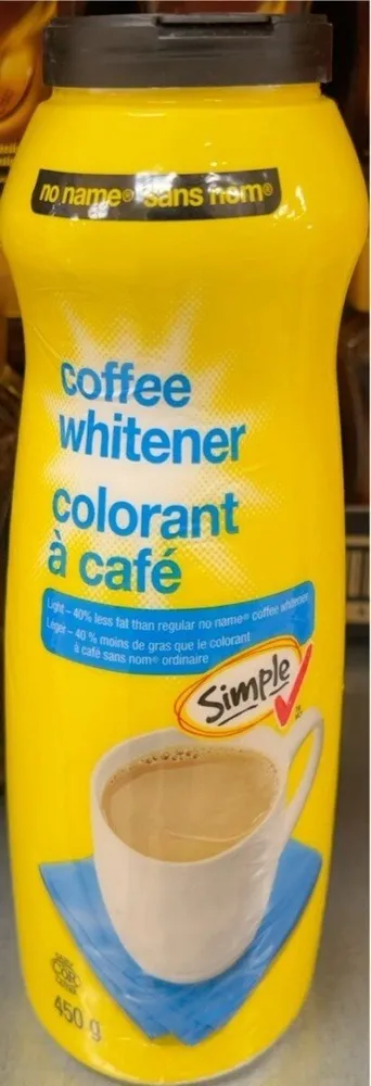 Coffee whitener