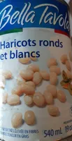 Haricots ronds et blancs
