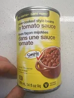 Slow-Cooked Style Beans in Tomato Sauce