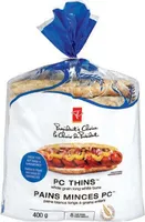 Thins whole grain long white buns