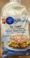 PC THINS WHOLE GRAIN ROUND BUNS