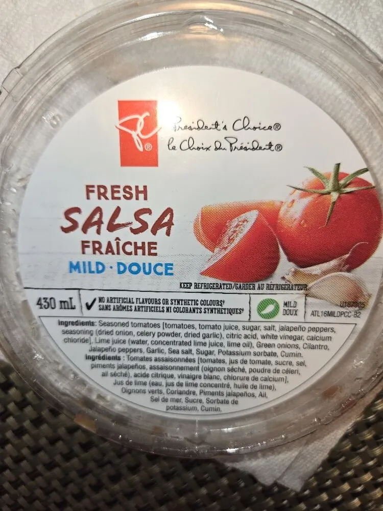 Mild fresh salsa