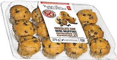 Chocolate chip mini muffins
