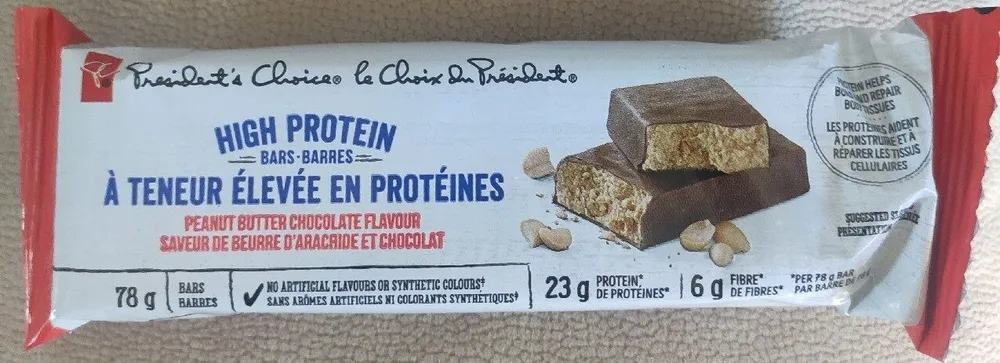 High Protein Bar Peanut Butter Chocolate