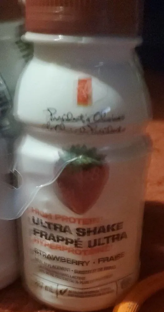 High protein ultra shake strawberry