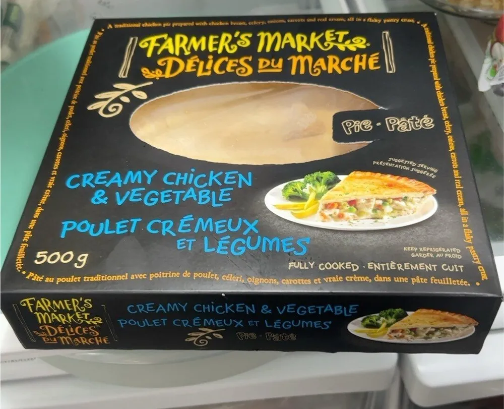 Poulet crémeux et légumes